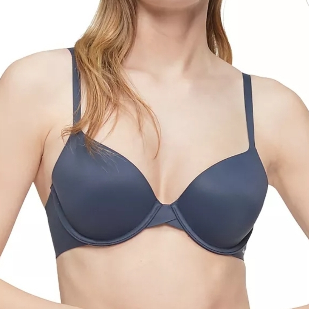 Calvin Klein Smooth Underwire Bra - Slate
